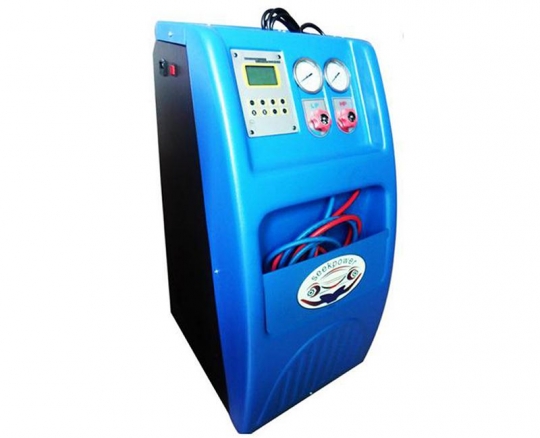 Vocational Refrigerant charging station with scale